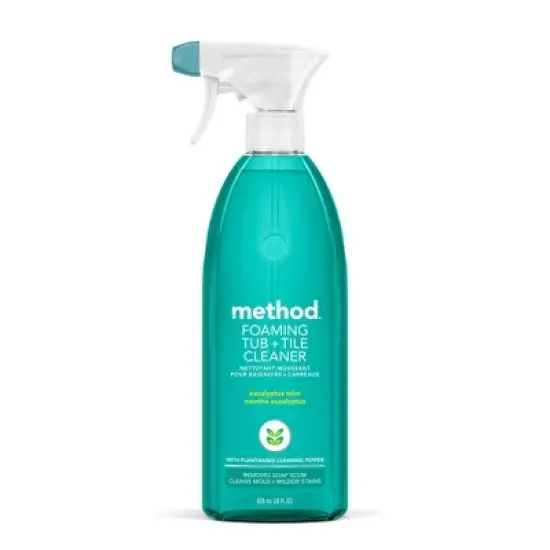 Method Eucalyptus Mint Cleaning Products Foaming Bathroom Cleaner Spray Bottle - 28 fl oz image {5}