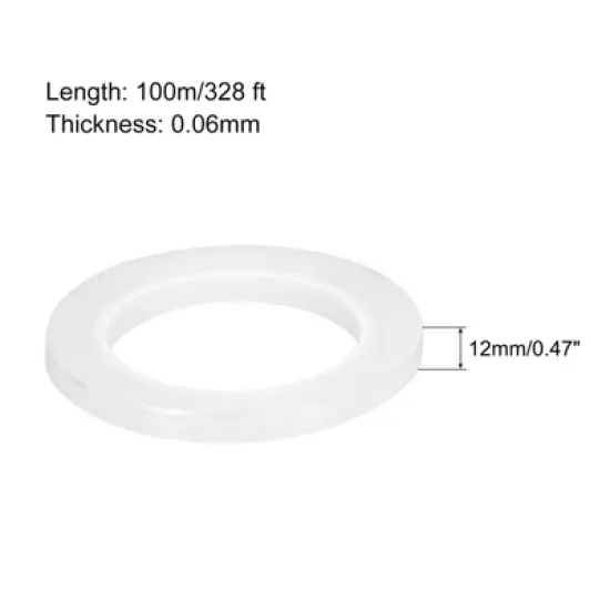 Unique Bargains Duct Tape PE Protective Film Roll Tape for Industrial, DIY work image {1}