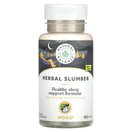 Natural Balance Herbal Slumber, Healthy Sleep Support Formula, 60 VegCaps image {4}