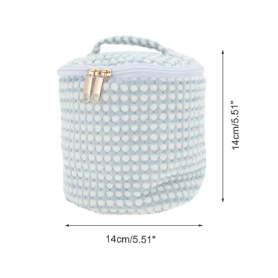 Unique Bargains Organizational Cylinder Makeup Bag 1 Pc image {1}