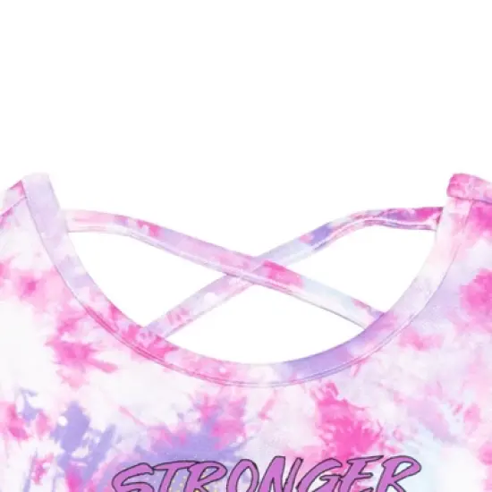 Disney Descendants Mal Evie Fashion Sleeveless Romper Purple Tie-Dye  image {2}