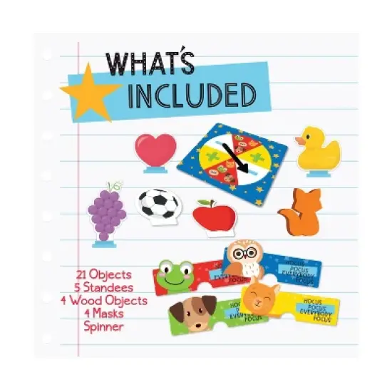 Briarpatch Hocus Pocus Everybody Focus Board Game: Educational Card Game with Spinner for 2-4 Players image {5}