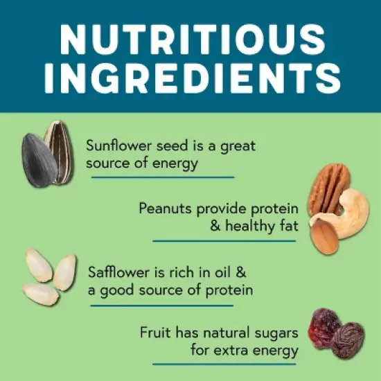 Melody Select 4lb Songbird Supreme Wild Bird Food: Nut & Fruit Blend, Attracts Variety of Birds, USA Made image {3}