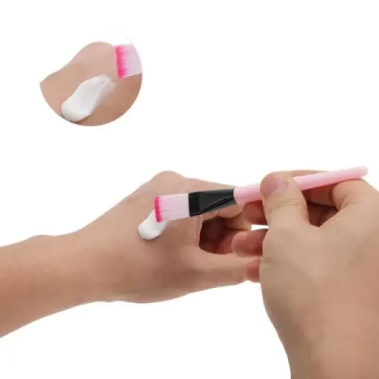 Unique Bargains Soft Face Mask Applicator 5 Pcs image {2}