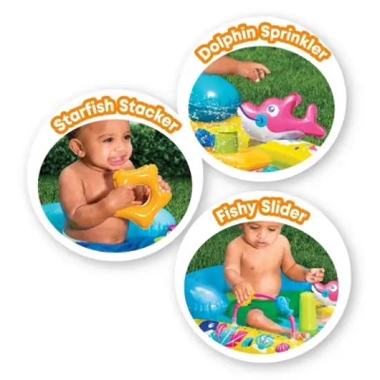 Banzai Splash Discovery Activity Center: Baby Float & Water Toys image {4}