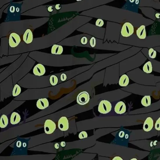 Men's Glow-In-The-Dark Mummy Halloween Matching Family Pajama Set - Hyde & EEK! Boutique&trade; White image {2}