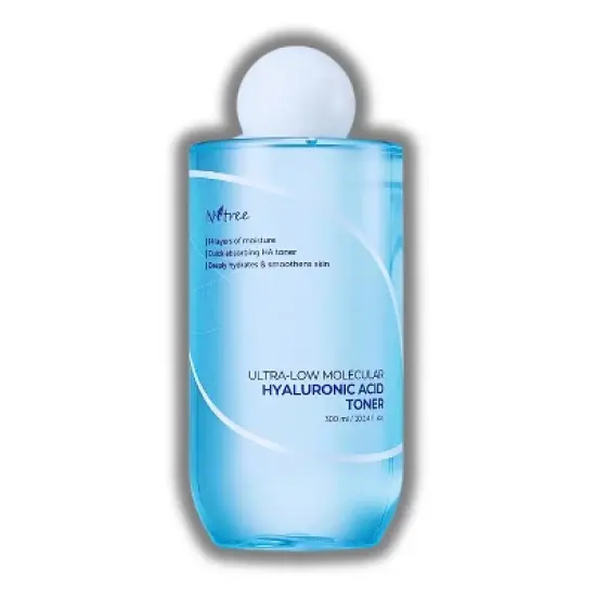 IsnTree Ultra-Low Molecular Hyaluronic Acid Toner (10.14 oz) - Lightweight, Fast-Absorbing Deep Hydration & Revitalized Complexion. image {2}