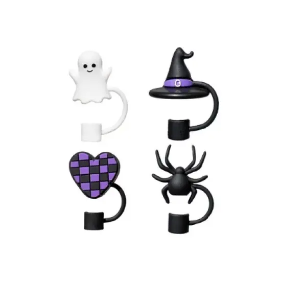 CharCharms 4pk Straw Toppers image {1}