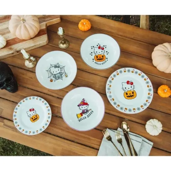 Silver Buffalo Sanrio Hello Kitty Witch 9-Inch Ceramic Coupe Dinner Bowl image {8}