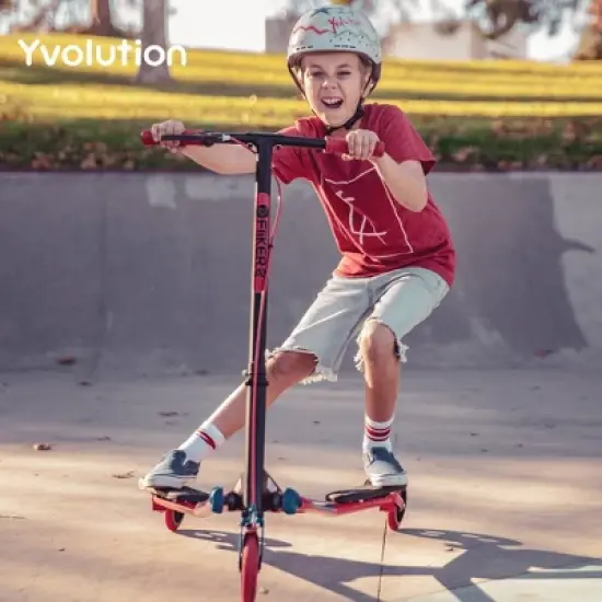 Yvolution Y Fliker A3 Kids' Drifting Scooter - Red image {4}