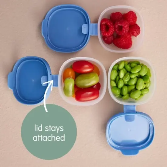 b.box Snack Tubs - Snack Containers for Kids' - Berry -3pk image {2}