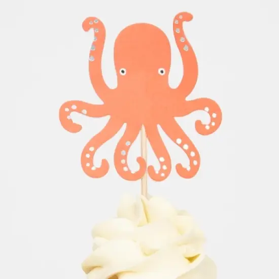 Meri Meri Octopus & Shark Cupcake Kit (Pack of 24) image {3}
