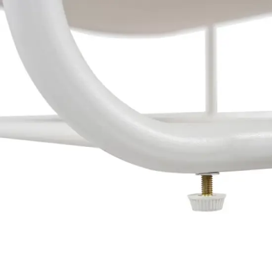 3 PCS Outdoor Patio Chaise Lounge Chair Set with Acacia Side Table, Cushioned Chair Pool Lounge Chair for Lawn Deck Beach,Beige+Black/White-ModernLuxe image {14}