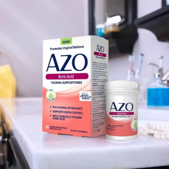 AZO Boric Acid with Aloe Vaginal Insert Washes - 30ct image {5}