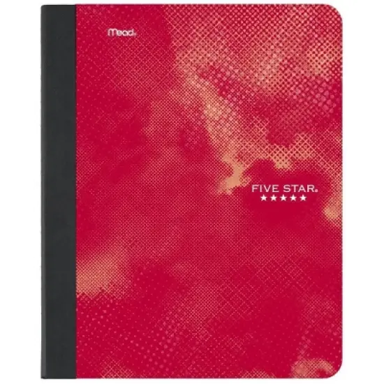 Five Star Active Comp Book 80ct Red image {1}
