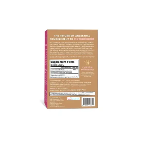 Dr. Stephanie&rsquo;s Primal Moms Purified Colostrum Supplements for Gut, Skin, Hair and Immune Support - 30ct image {3}