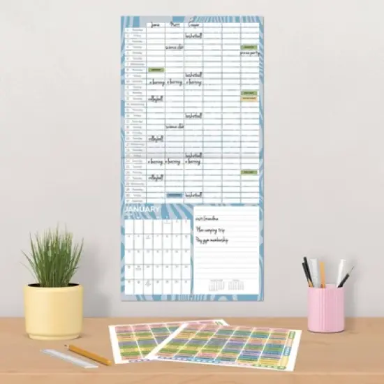 Trends International 2026 Family Planner Sticker 12"x12" Wall Calendar image {4}