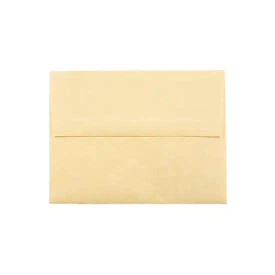 JAM Paper A2 Parchment Invitation Envelopes 4.375" x 5.75" Antique Gold Recycled 25/Pack (55574) image {2}