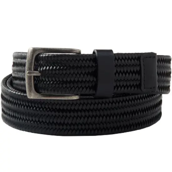 KingSize Men's Big & Tall Stretch Leather Braided Belt image {1}