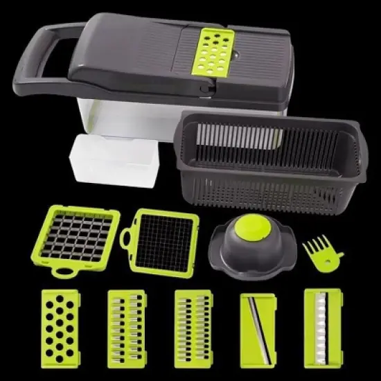 Vegetable Chopper Multifunctional 8 Blades Grater Slicer image {2}