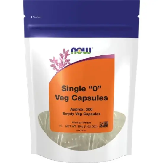 NOW Foods Single "0" Vcaps 300 Ct image {1}