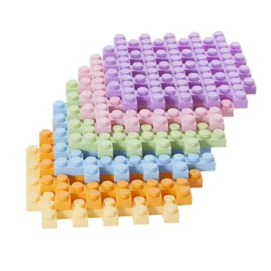 UNiPLAY Waffle Soft Blocks &mdash; Cube Puzzle Play for Cognitive and Sensory Development in Early Learning Education, Ages 3 Months and Up (6pc Set) image {8}