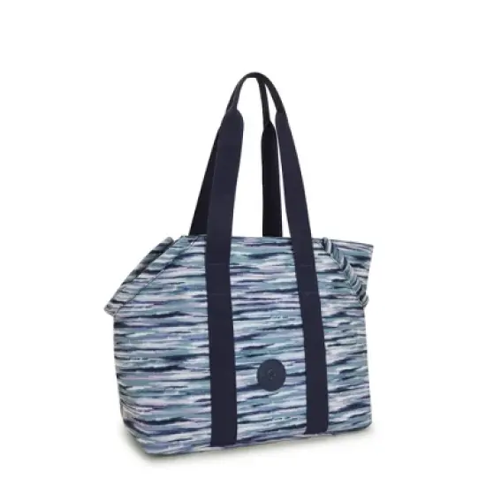 Kipling Art M Pet Tote Bag Brushed Stripes image {1}