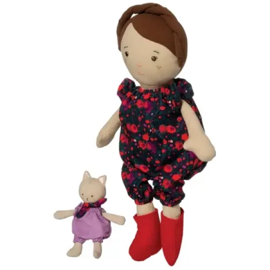 Manhattan Toy Playdate Friends Freddie Machine Washable and Dryer Safe 14 Inch Doll with Companion Stuffed Animal image {4}