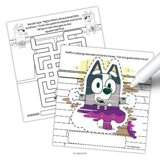 Bluey Imagine Ink Book image {2}