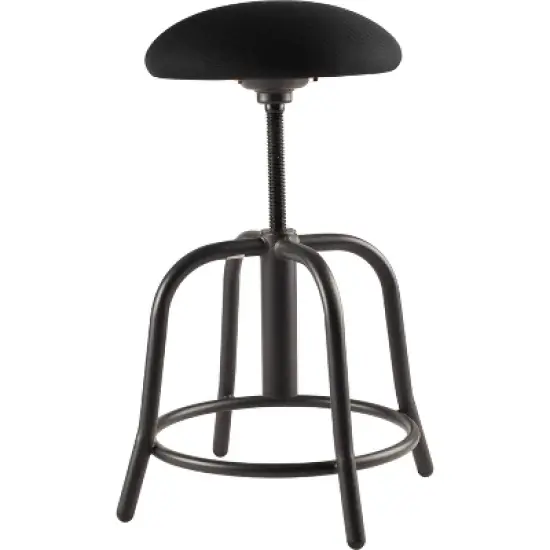 18"-25" Height Adjustable Designer Stool with Padded Seat and Frame - Hampden Furnishings image {1}
