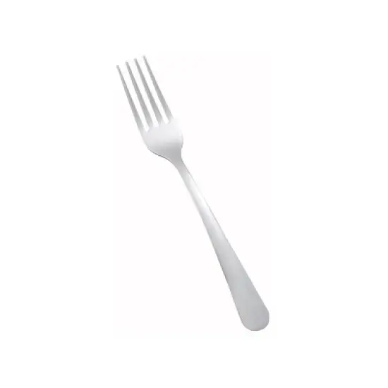 Winco Windsor Dinner Fork, Lightweight 18-0 Stainless Steel, Pack of 12 image {4}