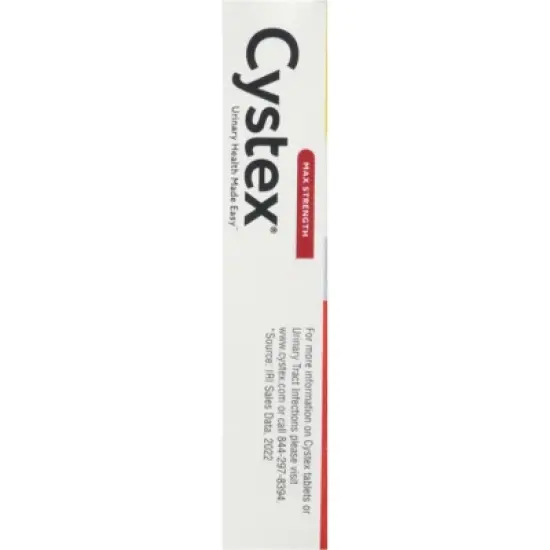 Cystex +UTI Bacteria Control Dual Action Pain Relief 48 Tablets image {3}
