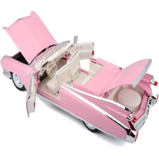 1959 Cadillac Eldorado Biarritz Convertible Pink 1/18 Diecast Model Car by Maisto image {2}