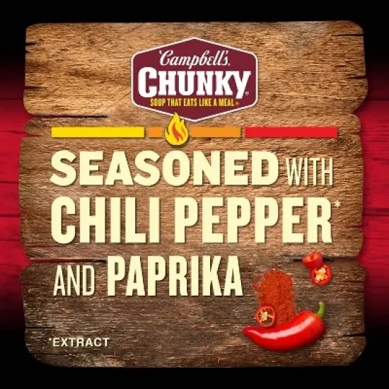 Campbells Chunky Spicy Chicken Noodle Soup - 18.6oz image {5}