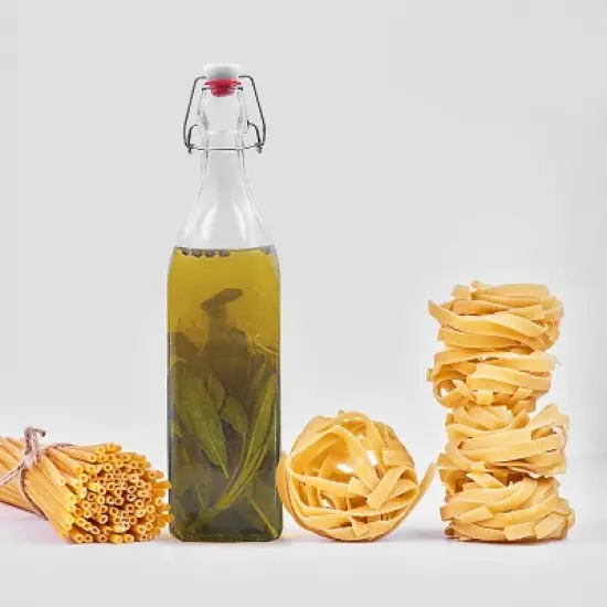 Nevlers Airtight Swing Drinking Bottle - Glass 33oz (6pk) image {6}