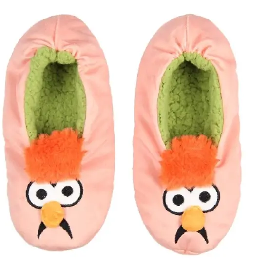 Disney The Muppets Beaker Slippers 3D Embroidered Slipper Socks No-Slip Sole image {1}