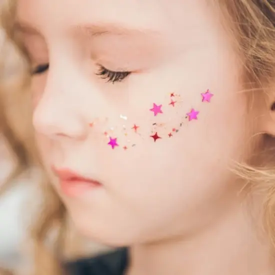 Unique Bargains Crafts DIY Celebration Flower Shape Mixed-color Sequins 2 Pcs of 30 Gram image {3}