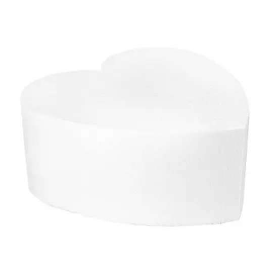 O'Creme Heart Cake Dummy, for Display Decorating, Styrene image {8}