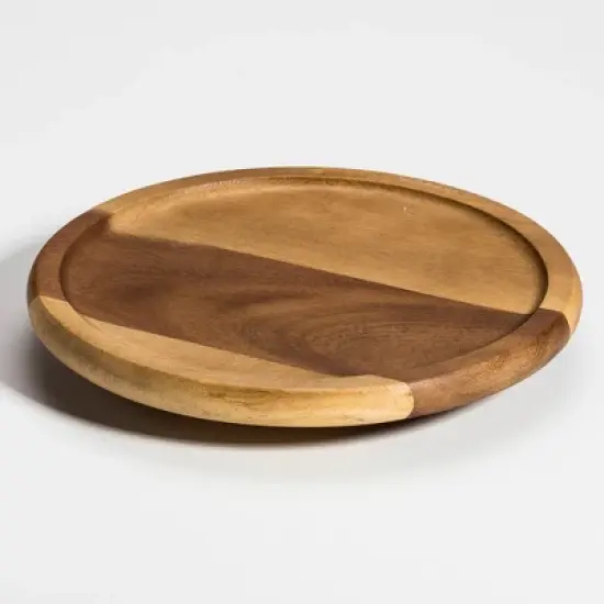 Kalmar Home Acacia Wood 10" Lazy Susan image {3}