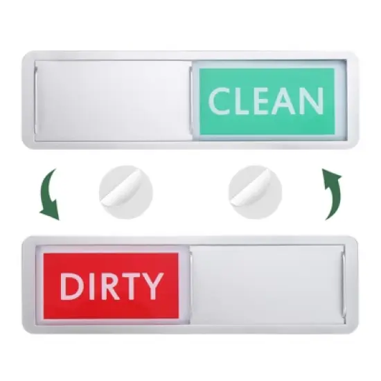 Unique Bargains Clean Dirty Sign Kitchen Non-Scratch Dishwasher Magnets image {14}