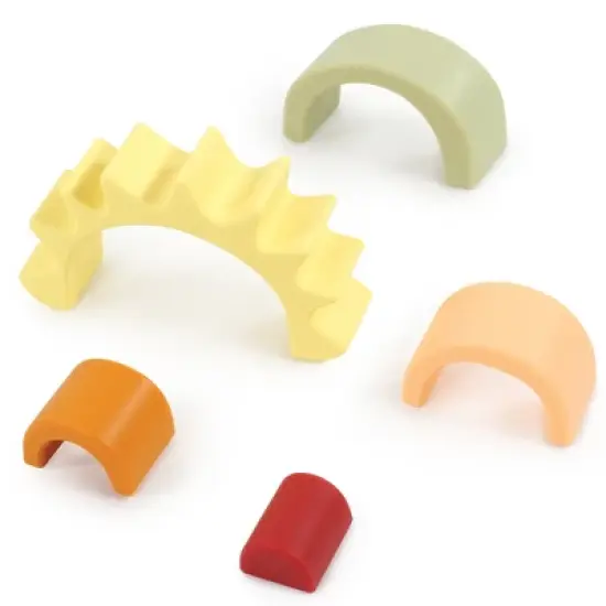 Hudson Baby Infant and Toddler Silicone Toy Arches, Sun, One Size image {2}
