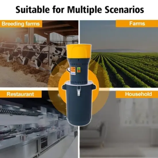 25L Grain Mill Grinder Electric Corn Grinder, Grain mills Mill Flour Mills, Farm Home Electric Grinder,Wheat Grinder with 5 Grinder Sieves+1Wrench image {4}