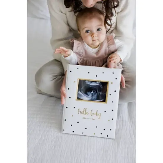 Pearhead Hello Baby Polkadot Baby Memory Book image {3}