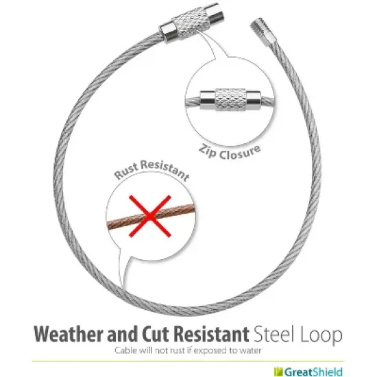 Greatshield 8x Cruise Luggage Tag Holder + 4x ID Badge Holder with Lanyard, for Princess, Carnival, Holland American, and Norwegian Cruise Line image {4}