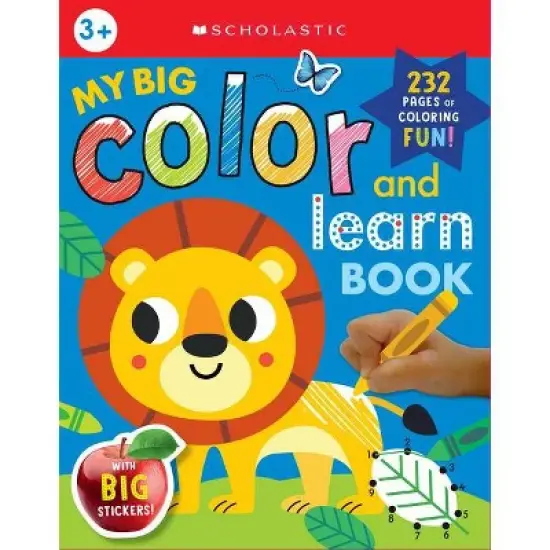My Big Color & Learn Book: Scholastic Early Learners (Coloring Book) - (Paperback) image {1}