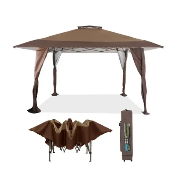 Captiva Designs 13&rsquo; x 13&rsquo; Pop-Up Canopy Tent - Instant Folding Shelter for Large Outdoor Sun Protection image {1}