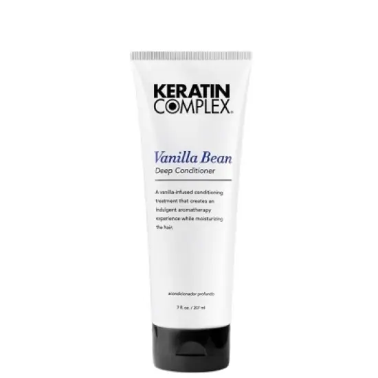Keratin Complex Vanilla Bean Deep Conditoner | Rich Vanilla Treatment | Hair Protection | Protects Scalp - (7 oz) image {4}