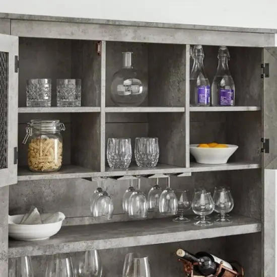 Tall Cabinet with Mesh Doors - Jill Zarin image {5}