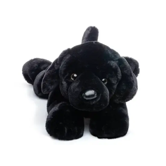 FAO Schwarz Toy Plush Lying Labrador 15" - Black image {6}