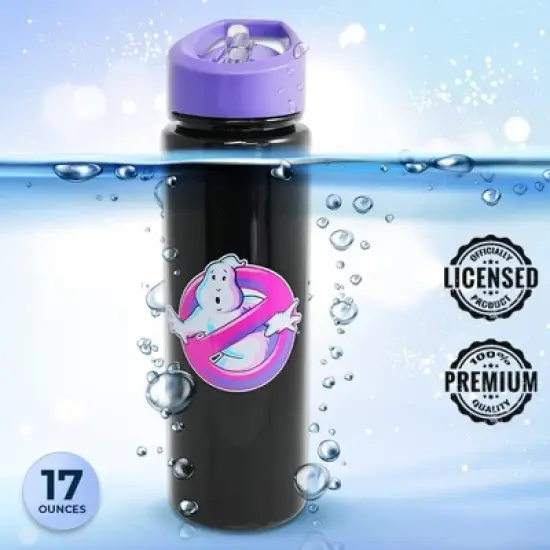 Just Funky Ghostbusters 17oz Plastic Travel Water Bottle image {4}